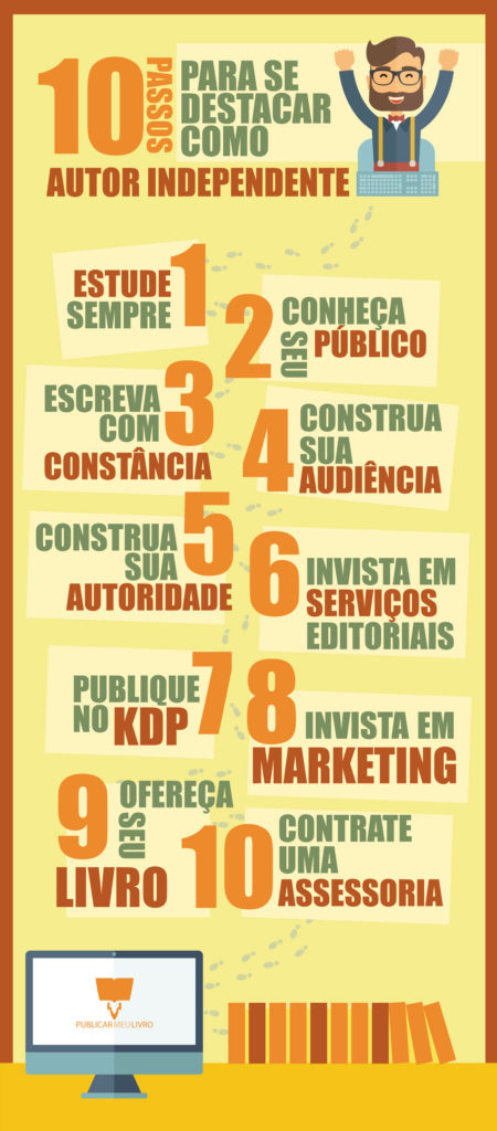 10 passos para se destacar como autor independente - publicar meu livro